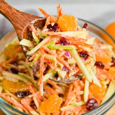 Fresh Carrot Apple Salad with vibrant carrots and crisp apples