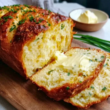 Freshly baked Cottage Cheese Bread without additives