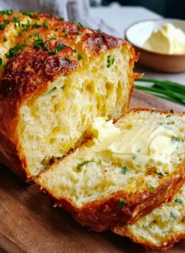 Freshly baked Cottage Cheese Bread without additives