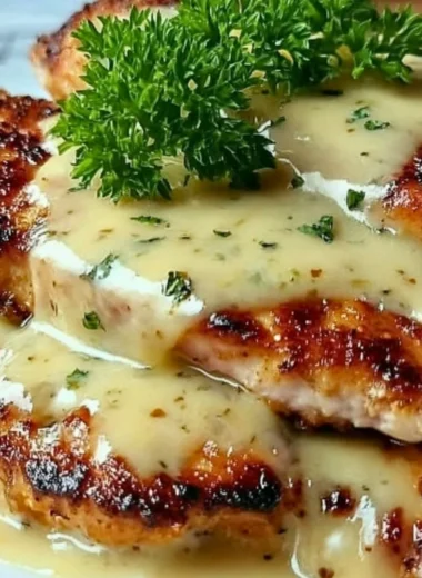 Crispy Malibu Chicken served with sides on a plate