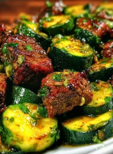 Delicious garlic butter steak bites served as a quick dinner recipe