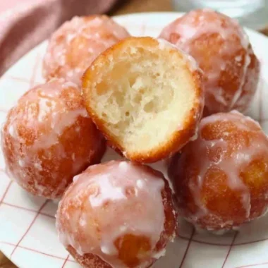 Delicious Keto Glazed Donut Balls for a low-carb treat