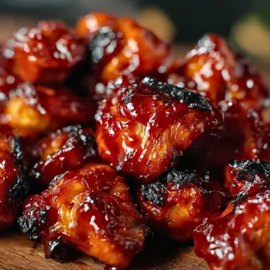 Sweet Baby Ray's Crockpot Chicken served in a bowl with sauce and herbs