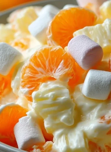Colorful Hawaiian Fruit Salad with tropical fruits in a bowl