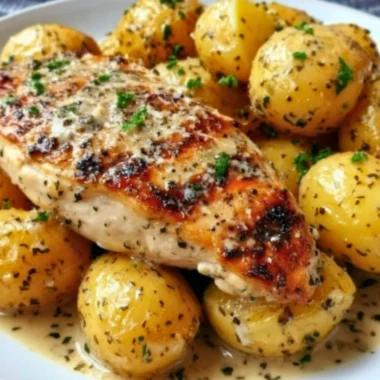 Delicious garlic parmesan chicken cooked in a crockpot for a savory meal.