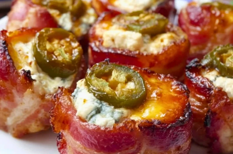 Plate of flavorful Pig Shots served at a BBQ event