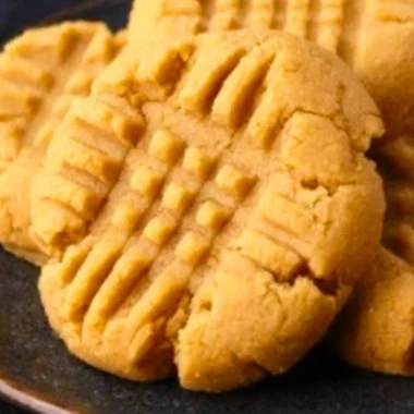 Delicious soft peanut butter cookies on a plate, perfect for a sweet treat.