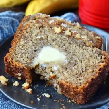 Delicious Starbucks Copycat Banana Bread, moist and flavorful home recipe