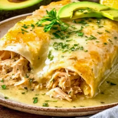 Joanna Gaines Chicken Enchiladas with cheese and toppings