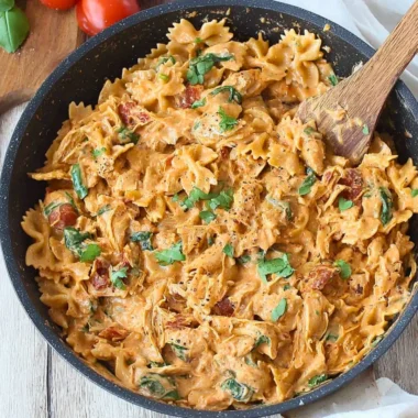 Delicious Marry Me Chicken Pasta dish with succulent chicken and creamy sauce