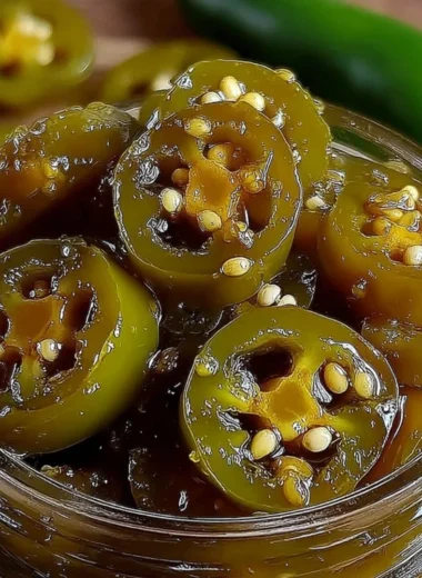 Pioneer Woman Texas Cowboy Candy recipe with sweet and spicy jalapenos