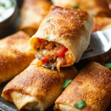 Delicious Chicken Chimichangas served with salsa and guacamole