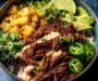 Crockpot Chipotle Pineapple Pot Roast Bowl