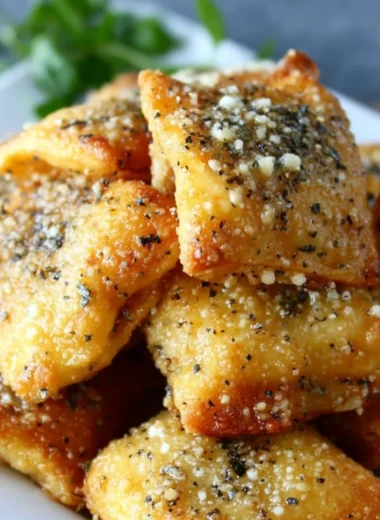 Delicious Garlic Parmesan Pizza Rolls ready to be enjoyed as a tasty snack.