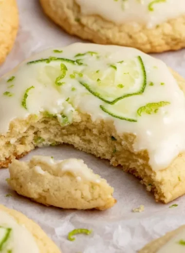 Delicious Key Lime Cookies with zesty lime flavor and a soft texture