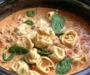 Slow Cooker Tortellini & Sausage Soup