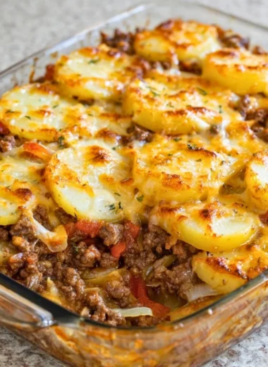A dish that disappeared faster than anything else on the table, enticing and delicious.