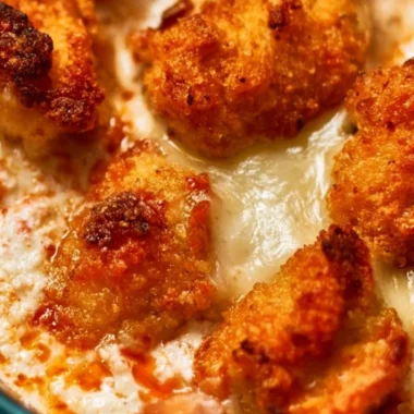Cottage Cheese Chicken Parm Bowl with chicken, cottage cheese, and marinara sauce